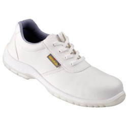1 Paar WICA Halbschuhe Sicherheitsschuh EN ISO 20345 S2 SRC aus weissem Leder