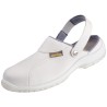 1 Paar WICA Clogs Sicherheitsschuhe EN ISO 20345 SB E A aus weissem Material