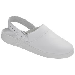 1 Paar WICA Clog Sicherheitsschuhe EN ISO 20347 OB A E FO SRC Weiss