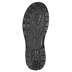 1 Paar PERANO Halbschuhe, schwarz, EN ISO 20345 S2 SRC, rutschfeste Sohle, ideal für Arbeit und Freizeit