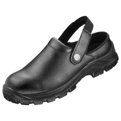 1 Paar SERINO Clogs Sicherheitsschuhe EN ISO 20345 SB E A aus schwarzem Material