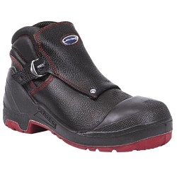 1 Paar LAVORO® Schweisserstiefel EN ISO 20345 S3 HRO SRC aus schwarzem Leder
