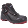 1 Paar LAVORO® Schweisserstiefel EN ISO 20345 S3 HRO SRC aus schwarzem Leder
