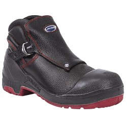1 Paar LAVORO® Schweisserstiefel EN ISO 20345 S3 HRO SRC aus schwarzem Leder