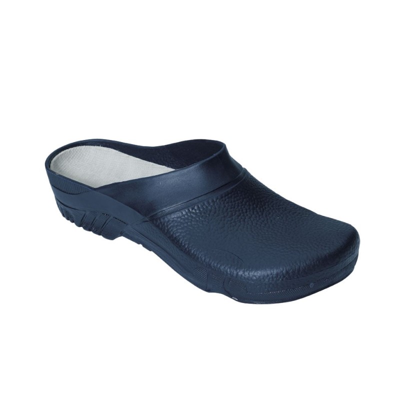 1 Paar Veilchen Garten Clogs aus Kunststoff in Blau