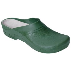 1 Paar EFEU Clogs aus hochwertigem Material in frischem Grün für Komfort und Stil