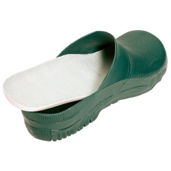 1 Paar EFEU Clogs aus hochwertigem Material in frischem Grün für Komfort und Stil