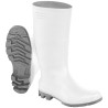 1 Paar Metzger Nitril Stiefel hoch, EN ISO 20347 OB, weiss, rutschfest und wasserabweisend