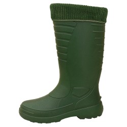 1 Paar Grönland EVA-Stiefel hoch, grün, in den Grössen 39 bis 48, ideal für nasse Bedingungen und leichte Aktivitäten