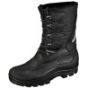 1 Paar Seiland Winterschnürstiefel aus robustem Material in Schwarz/Grau