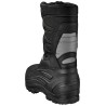 1 Paar Seiland Winterschnürstiefel aus robustem Material in Schwarz/Grau