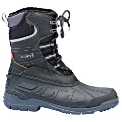 1 Paar SpiraLe® Winterschürstiefel aus robustem Material in elegantem Schwarz