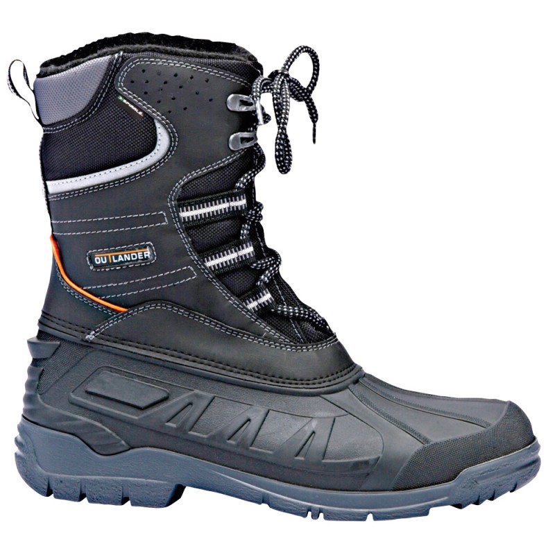 1 Paar SpiraLe® Winterschürstiefel aus robustem Material in elegantem Schwarz
