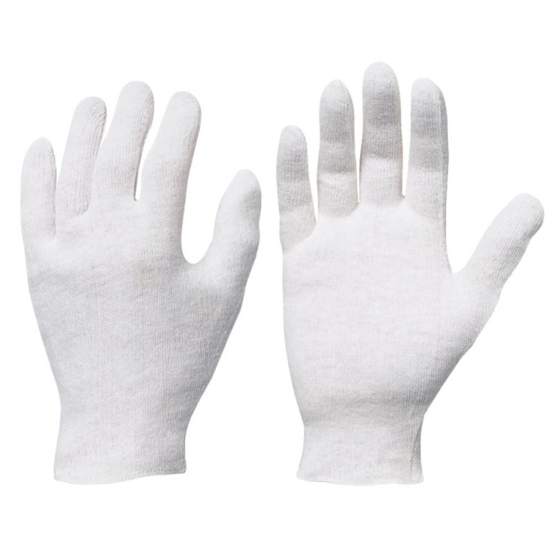 600 Paar Stronghand® Classic Handschuhe aus 100% Baumwolle, Trikot, weiss, Oeko-Tex® Standard 100, Kategorie 1