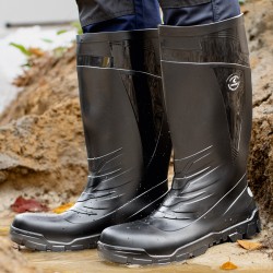 1 Paar CRAFTLAND PVC-Stiefel EN ISO 20345 S5 schwarz