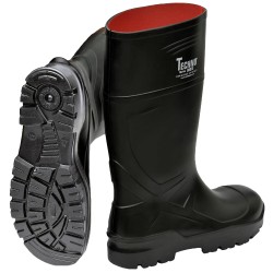 1 Paar OTRA PU-Stiefel S5 CI SRC schwarz, Sicherheitsstiefel nach EN ISO 20345:2011, robust und rutschfest