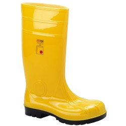 1 Paar EUROFORT Baustiefel S5 aus robustem Material in leuchtendem Gelb, Grössen 37 bis 50, für optimalen Schutz