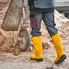 1 Paar EUROMASTER PVC-Stiefel EN ISO 20345 S5 Gelb, rutschfest und robust für optimale Sicherheit und Komfort