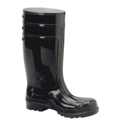 1 Paar Baumeister Baustiefel EN ISO 20345 S5 aus schwarzem Leder, Grösse 37 - 50