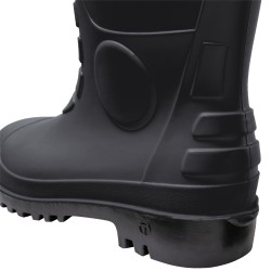 1 Paar Euroboot S5 SR PVC-Stiefel, schwarz, rutschfest, mit Schutzklasse EN ISO 20345 für maximale Sicherheit