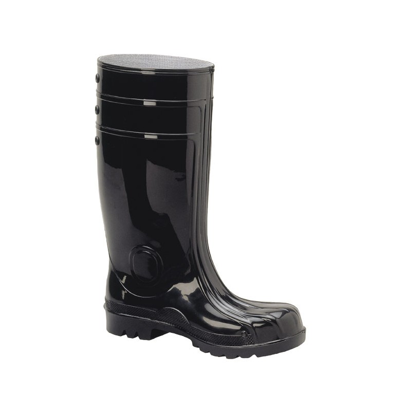 1 Paar Baumeister Baustiefel EN ISO 20345 S5 aus schwarzem Leder, Grösse 37 - 50