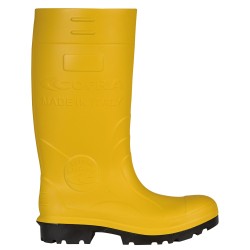 1 Paar BARLETTA PU-Stiefel S5 Sicherheitsstiefel gelb EN ISO 20345, robust und rutschfest für optimalen Schutz