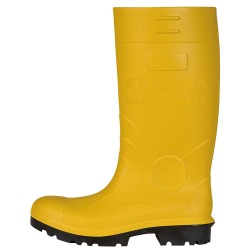 1 Paar BARLETTA PU-Stiefel S5 Sicherheitsstiefel gelb EN ISO 20345