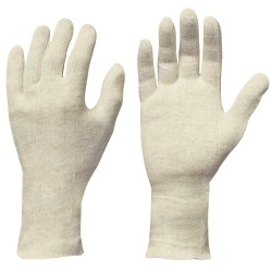 600 Paar LONGZHOU STRONGHAND® Handschuhe aus 100% Baumwolle, Trikot, weiss, 30 cm, Oeko-Tex® Standard 100