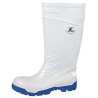 1 Paar CRAFTLAND PVC-Stiefel EN ISO 20345 S4, weiss, wasserdicht und robust für sicheren Schutz