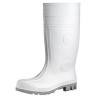 1 Paar WHITEMASTER PVC-Stiefel EN ISO 20345 S4, wasserdicht, Sicherheitsstiefel, weiss, für Arbeit und Freizeit