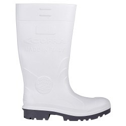 1 Paar Lecce PU-Stiefel EN ISO 20345 S4, Sicherheitsstiefel, wasserdicht, weiss