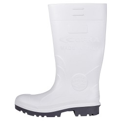 1 Paar Lecce PU-Stiefel EN ISO 20345 S4, Sicherheitsstiefel, wasserdicht, weiss