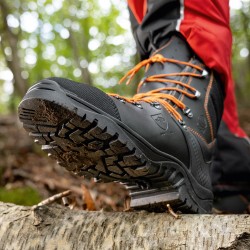 1 Paar KAILASH Forst-Schnürstiefel aus Leder, Schwarz, EN ISO 20345 S3, HRO, CI, HI, SRC, EN ISO 17249 KL2