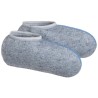 5 Paar Standard Einzieh-Socken aus 70% Polyester und 30% Wolle in Grau