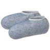 5 Paar Standard Einzieh-Socken aus 70% Polyester und 30% Wolle in Grau