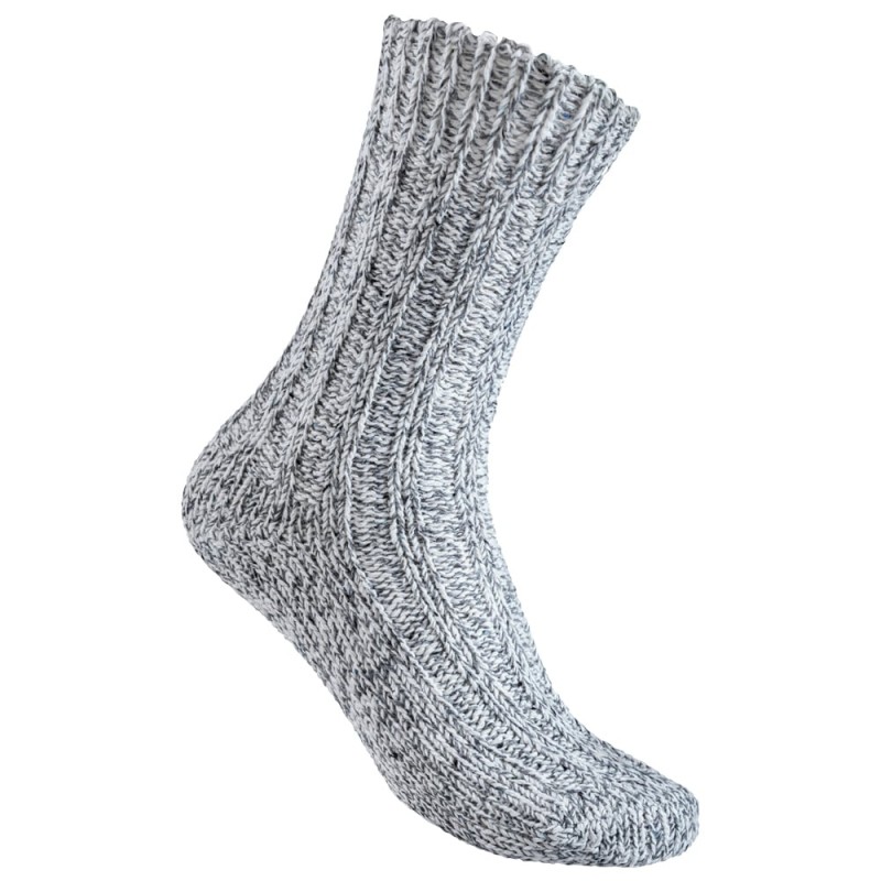 5 Paar SCANDINAVIA Wintersocken aus hochwertiger Baumwolle in Grau