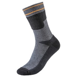 5 Paar DIBBERSEN Funktionssocken aus Polyester, schwarz-grau