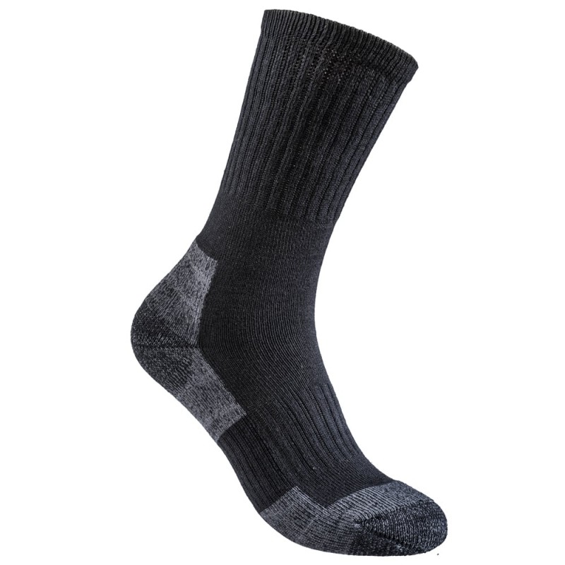 5 Paar CRAFTLAND Funktionssocken aus Baumwolle in Schwarz
