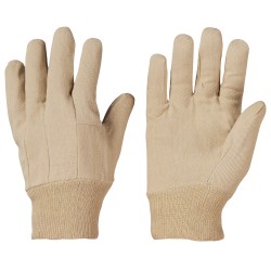 240 Paar WUCHOW GOODJOB® Baumwollhandschuhe aus Köperstoff in Natur - Sicherheitsklasse CAT 1