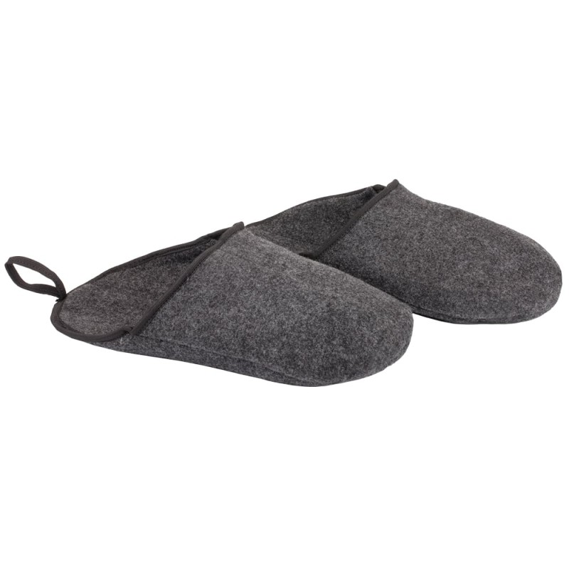 1 Paar Ludwig Filz-Überschuhe grau-meliert – idealer Schutz für Ihre Schuhe bei Nässe und Kälte