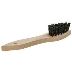10 Stück Auftragsbürste Holz mit dunklen Borsten für präzise Farbaufträge und feine Details