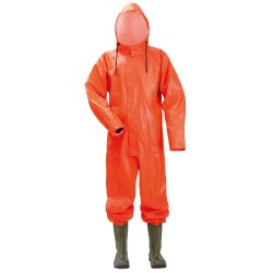 1 Paar S5-Stiefel Schutz-Anzug orange aus robustem Material, ideal für Arbeitssicherheit und Outdoor-Aktivitäten