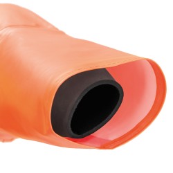 1 Paar S5-Stiefel Schutz-Anzug orange aus robustem Material, ideal für Arbeitssicherheit und Outdoor-Aktivitäten