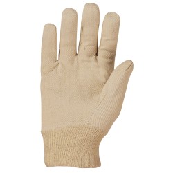 240 Paar WUCHOW GOODJOB® Baumwollhandschuhe aus Köperstoff in Natur - Sicherheitsklasse CAT 1