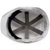 30 Stück TECTOR® Industrie Schutzhelm mit 6-Punkt Textilausstattung und Drehverschluss, weiss