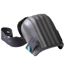 20 Paar Quadro Plus Knieschoner aus strapazierfähigem Material, schwarz, gemäss DIN EN 14404