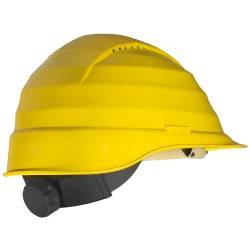 1 Stück Rockman Schutzhelm 6-Punkt EN 397 aus strapazierfähigem Material in klassischem Weiss