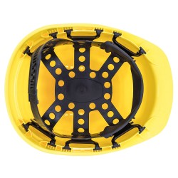 30 Stück ROCKMAN® Schutzhelm 6-Punkt aus Kunststoff mit EN 397 Zertifizierung, sicher und zuverlässig