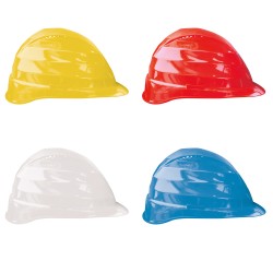 30 Stück ROCKMAN C4 Schutzhelme EN 397 4-Punkt Befestigung, robustes Material, ideal für Baustellenarbeiten