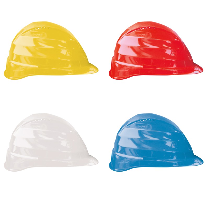 30 Stück ROCKMAN C4 Schutzhelme EN 397 4-Punkt Befestigung, robustes Material, ideal für Baustellenarbeiten